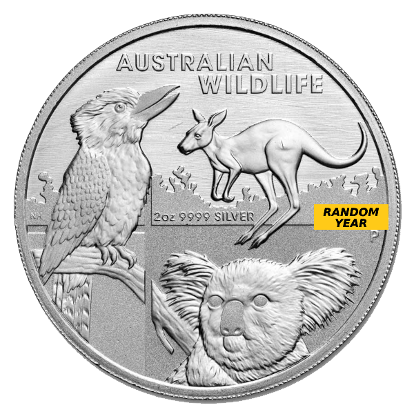 2 oz Australian Silver Wildlife Coin (Random Date) - Buy Online at MintBuilder
